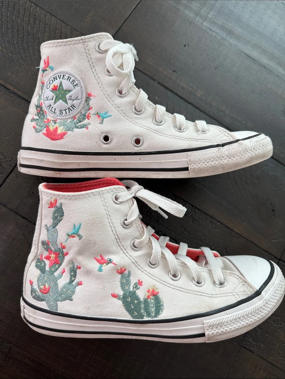 Converse Chuck Taylor All Star High Succulent Embroidery